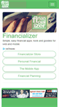 Mobile Screenshot of financializer.com