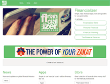Tablet Screenshot of financializer.com